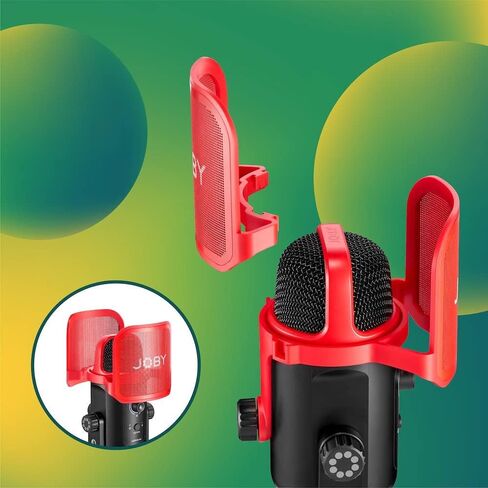 JOBY Wavo POD USB Condenser PC Microphone for Podcasting, Streaming Microphone for Recording, Mute and Gain Controls, Headphones for Live Monitoring, Laptop Microphone Plug & Play for Mac and PC in Saudi Arabia