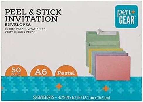 PEN+GEAR Peel & Stick Invitation Envelopes in Saudi Arabia