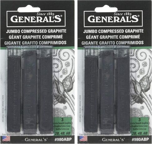 General'S Jumbo Graphite Sticks - 3ct Assorted in Saudi Arabia