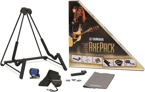 Yamaha Axe Pack Guitar Accessory Kit for Electric & Acoustic Guitar,Black in Saudi Arabia