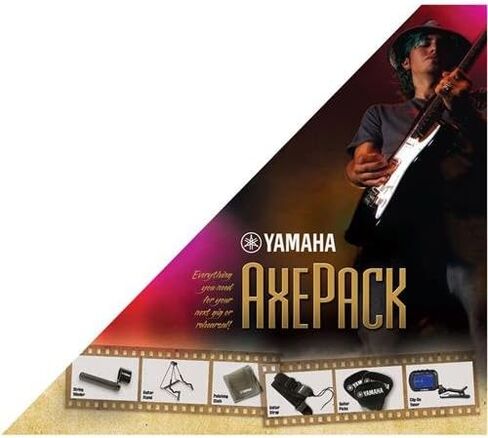 Yamaha Axe Pack Guitar Accessory Kit for Electric & Acoustic Guitar,Black in Saudi Arabia