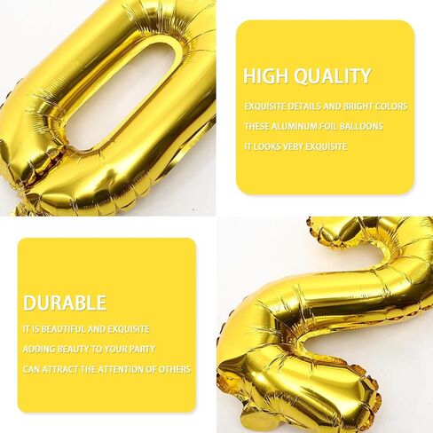 2024 Graduation Decorations Balloons,40inch Gold Foil Number Balloons Large 2024 Mylar Balloons for Class Festival Celebrations Holiday Home Birthday Anniversary Wedding Baby Shower Party Supplies in Saudi Arabia