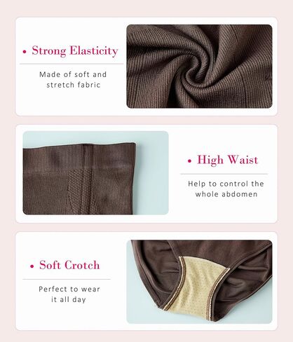 Nebility Tummy Control Panties Seamless Shapewear High Waisted Body Shaper Butt Lifter Panty Light Shaping Slip Underwear in Kuwait