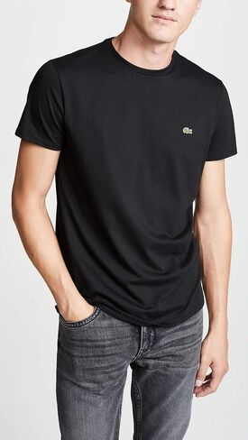 Lacoste Men's Short Sleeve Pima Crewneck Tee in Saudi Arabia