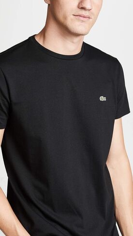 Lacoste Men's Short Sleeve Pima Crewneck Tee in Saudi Arabia