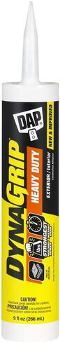 DAP 9Oz 27509 10 Oz DynaGrip Heavy Duty Exterior & Interior Construction Adhesive, 9 oz, Off- White in Saudi Arabia