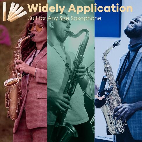 Alto Saxophone Reeds 2.0, Professional Alto Sax Reeds 10Pack with Plastic Box, Thinner Reed Tip Advanced Cutting Technology for Saxophone Beginner and Player in Saudi Arabia