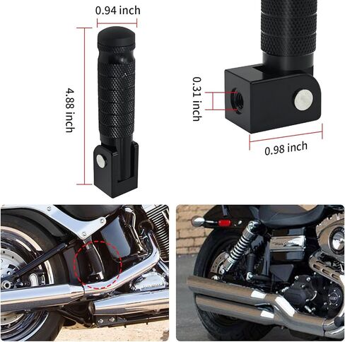 Rear Footrest Peg Footpeg, Folding Motorcycle Bicycle Foot Pegs For Mini Bike, Honda Grom MSX125 M8 Install Hole in Saudi Arabia