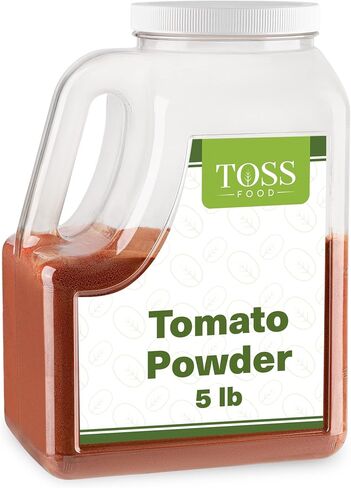Toss Tomato Powder for Cooking - 5 Pounds Bulk - Versatile for Camping, Cooking, and Emergency Food Supply - Concentrated Flavor, Easy to Use, Long Shelf Life in Saudi Arabia