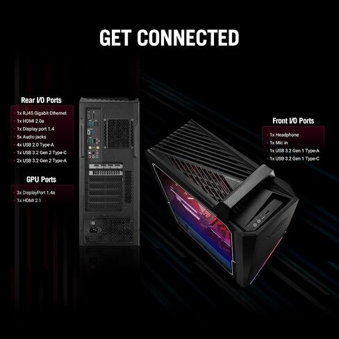 كمبيوتر مكتبي للألعاب ASUS TUF 15L، معالج Intel Core i7-13620H، رسومات NVIDIA GeForce RTX 5060، ذاكرة وصول عشوائي 16 جيجابايت، 1 تيرابايت M.2 NVMe™ PCIe® 4 SSD، لوحة مفاتيح وماوس، Wi-Fi 6، Windows 11 Home، رمادي in Kuwait