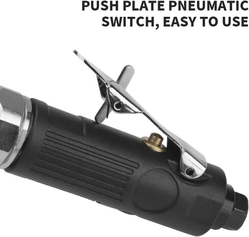 مطحنة هواء ممتدة 1/4 بوصة 1/8 بوصة | آلة طحن تعمل بالهواء المضغوط بقوة مستقيمة، أدوات قطع نقش عالية السرعة 22000 دورة في الدقيقة in Kuwait