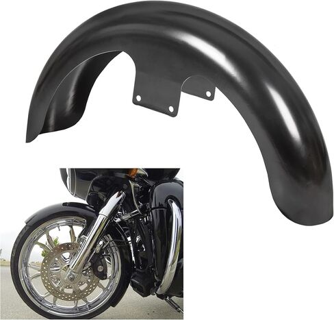 حاجز أمامي ملتف للعجلة مقاس 21 بوصة من HECASA متوافق مع Harley Touring Electra Street Road Glide Custom Baggers Road King FLT FLHT FLHR FLHX FLTR واقي الطين للدراجات النارية in Kuwait