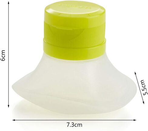 AKOAK 1 Pack Mini Silicone Sauce Extractor Leak Pproof Salad Ketchup Bottle Condiment Container Storage Tool Household Kitchen Vinaigrette Condiment Pot in Saudi Arabia