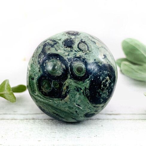 Pyrite Natural 50-55 mm Gemstone Ball Sphere + Stand Hand Carved Crystal Altar Healing Devotional Focus Spiritual Chakra Cleansing Metaphysical Gift Men Women from India in Kuwait