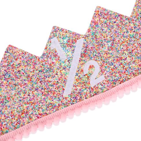 قبعة تاج قوس قزح لعيد الميلاد للطفل، قبعة نصف تاج لعيد الميلاد للطفل، قبعة حفلات عيد ميلاد للأولاد والبنات in Kuwait