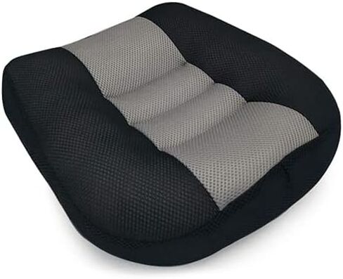 Adult Booster Seat for Car, Portable Booster Seat for Driver, Passenger , 3D Breathable Mesh Non-Slip Seat Cushions with Practical Handle for The Car, Office, Wheelchair (Extra Large) (Black) in Saudi Arabia