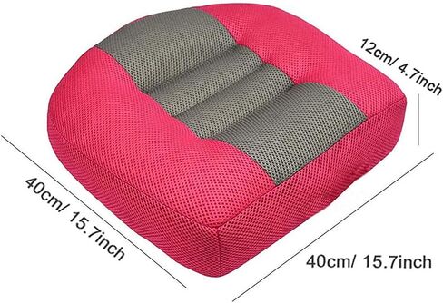 Adult Booster Seat for Car, Portable Booster Seat for Driver, Passenger , 3D Breathable Mesh Non-Slip Seat Cushions with Practical Handle for The Car, Office, Wheelchair (Extra Large) (Black) in Saudi Arabia