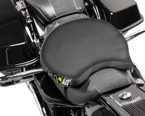 Smart Air Gel Motorcycle Seat Cushion, Black in Saudi Arabia