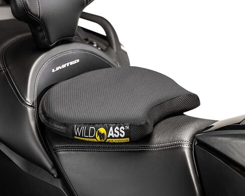 Smart Air Gel Motorcycle Seat Cushion, Black in Saudi Arabia