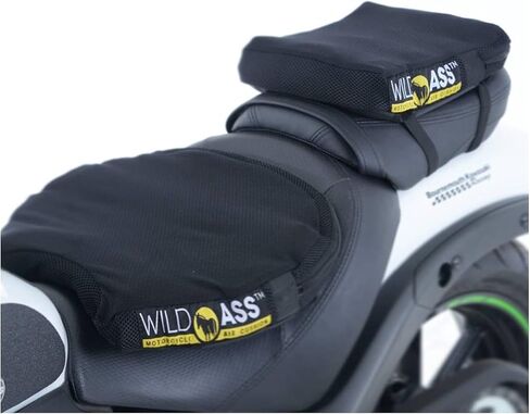 Smart Air Gel Motorcycle Seat Cushion, Black in Saudi Arabia