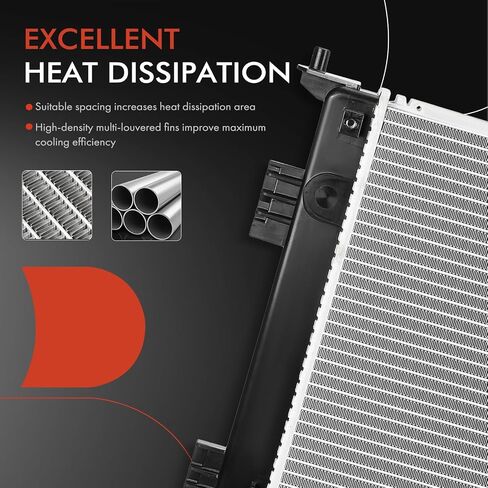 A-Premium Engine Coolant Radiator Assembly Compatible with Kia Sportage 2017 2018 2019 2020 2021 2.4L, AWD, Replace# 25310-D9900 in Saudi Arabia