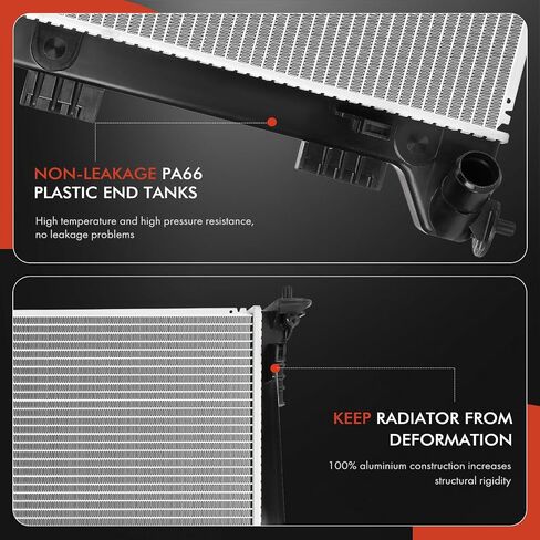 A-Premium Engine Coolant Radiator Assembly Compatible with Kia Sportage 2017 2018 2019 2020 2021 2.4L, AWD, Replace# 25310-D9900 in Saudi Arabia