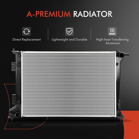 A-Premium Engine Coolant Radiator Assembly Compatible with Kia Sportage 2017 2018 2019 2020 2021 2.4L, AWD, Replace# 25310-D9900 in Saudi Arabia