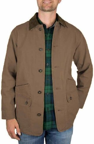 Orvis Men's Corduroy Collar 4 Pocket Cotton Barn Jacket - M - Tobacco in Saudi Arabia