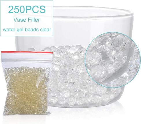 250 PCS Pearl for Vase Filler - Floating Beads for Centerpieces, No Hole Decorative Beads for Candle/Vase/Brushes Holder/Makeup Beads/Home Wedding Decor (20mm/14mm/10mm/8mm) (Gold) in Saudi Arabia