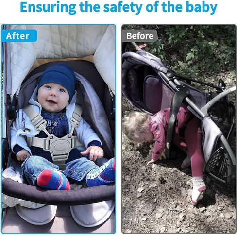 High Chair Harness for Children, 5point Hamess Adjustable Baby Seat Belt, Suitable for Baby Strollers, Pushchair Universal high Chair Straps in Saudi Arabia