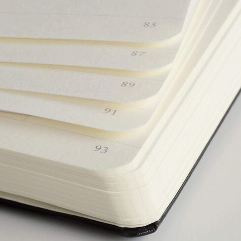 LEUCHTTURM1917 - جيب بغلاف مقوى للكمبيوتر المحمول A6-187 صفحة مرقمة للكتابة واليوميات (منفذ أحمر، مسطر) in Kuwait