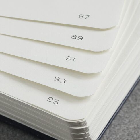 LEUCHTTURM1917 - جيب بغلاف مقوى للكمبيوتر المحمول A6-187 صفحة مرقمة للكتابة واليوميات (منفذ أحمر، مسطر) in Kuwait