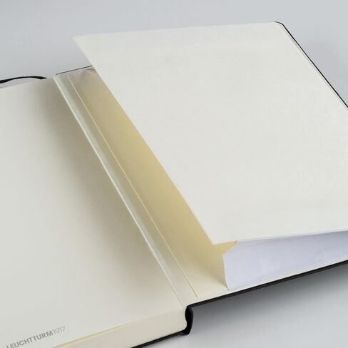 LEUCHTTURM1917 - جيب بغلاف مقوى للكمبيوتر المحمول A6-187 صفحة مرقمة للكتابة واليوميات (منفذ أحمر، مسطر) in Kuwait