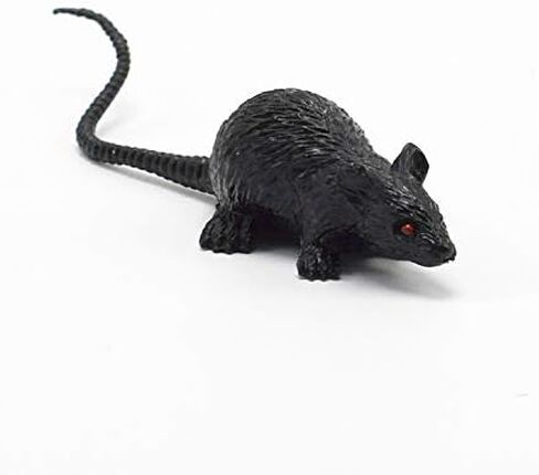Exasinine 40 Pcs Mini Simulated Mouse Model Realistic Terror Plastic Mouse Figurines Small Fake Mouse for Halloween, Joke, Prank, Novelty Gifts in Kuwait