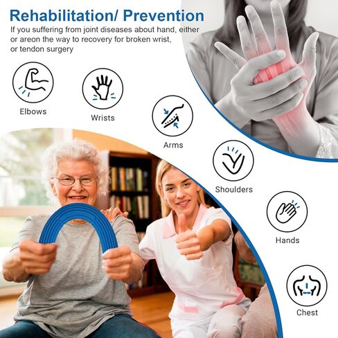 4Pack Resistance Bar for Physical Therapy, Tennis Elbow Therapy Bar, Flexible Elbow Therapy Bars, Relieve Tendonitis Pain and Improve Grip Strength for Injury Recovery in Kuwait