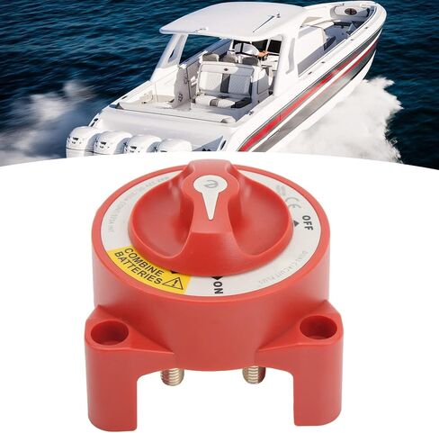 Double Pole Battery Isolator Switch Boat Yacht Series 350A Battery Isolator Switch Waterproof 4 Studs Rotary Knob On Off Switch for Marine Boat Rv in Saudi Arabia