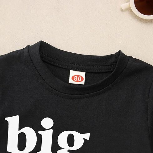 SOFEON Big Brother Shirt for Toddler Baby Boy Promoted to Big Bro Announcement T-Shirt Kids Summer Short Sleeve Tees Top in Saudi Arabia