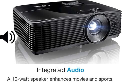 جهاز عرض الأفلام المنزلي والخارجي Optoma H190X بسعر معقول | دعم HD جاهز 720p + 1080p | متوافق مع 3D | مكبر صوت مدمج in Kuwait