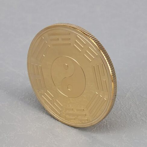 المخلوقات الأسطورية الصينية القديمة أداة خدش تذكرة اليانصيب عملة محظوظة - عملة تحدي سحر الحظ السعيد الصينية in Kuwait