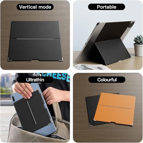 Adhesive Tablet Stand, Flat Invisible iPad Stand, Adjustable Universal Tablet Stand, Compatible with Tablets Up to 10.8-11 Inches (Black) in Saudi Arabia
