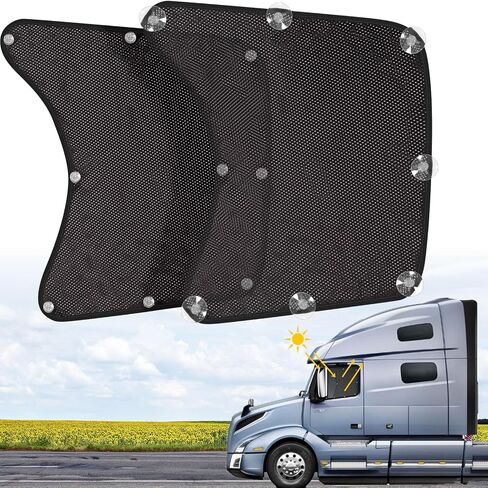 Side Window Sun Shade for Semi-Truck Custom Fit for Freightliner Volvo Vnl International Trucks Rv Semi Truck Accessories, Interior Uv Protection, Semi Truck Accessories Interior Truck Window Shade in Saudi Arabia