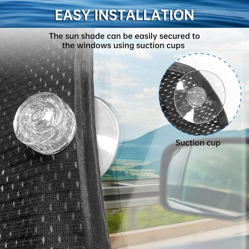 مظلة شمسية للنافذة الجانبية لشبه شاحنة تناسب مخصصًا لشاحنة Freightliner فولفو Vnl International Trucks Rv ملحقات نصف شاحنة، حماية داخلية من الأشعة فوق البنفسجية، ملحقات شبه شاحنة، ظل نافذة الشاحنة الداخلية in Kuwait