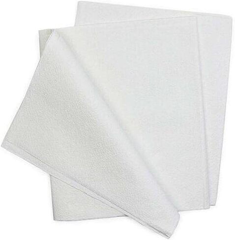 منتجات TIDI، TID 982448، ملاءة منديل للمريض مكونة من طبقتين، ألوان مائية، 40 بوصة عرض × 48 بوصة طول (عبوة من 100 قطعة) in Kuwait