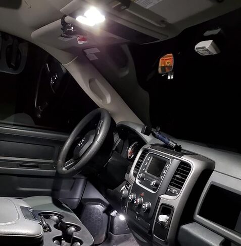 AWALITED 13pcs RAM Interior LED Lights Kit Super Bright LED Map Dome Light Bulbs for 2009 2010 2011 2012 2013 2014 2015 2016 2017 2018 Dodge Ram 1500,2500,3500 Pickup Truck All Models in Saudi Arabia