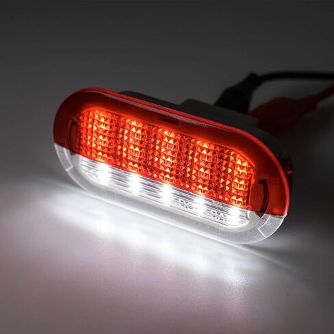 NSLUMO LED Courtesy Door Projector Light for VW Golf Beetle Cabrio Jetta Bora Polo Sharan Vento 18-SMD Xenon White Led Light Bulb CAN-bus Error Free in Saudi Arabia