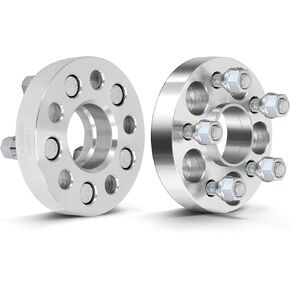 ECCPP 2PCS 1 inch 5 Lug Hub Centric Wheel Spacers 5x100mm to 5x100mm 57.1mm with 12x1.5 Studs Fits for 1995-2005 for Dodge Neon| 2001-2010 for Chrysler PT Cruiser| 1982-2005 for Chevrolet Cavalier in Kuwait
