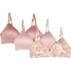 Tahari Girls' 3-Pack Molded Wireless Bras in Kuwait