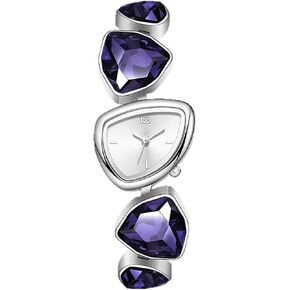 ADSBIAOYE Women's Luxury Crystal Bracelet Watch Unique Irregular Quartz Watch in Kuwait