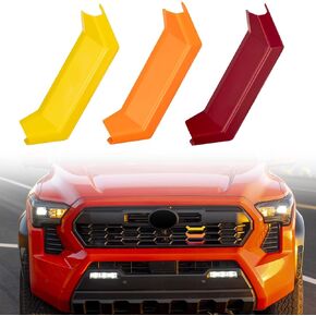 Grille Decor Badge TRD Emblem, 3-Color Upgrade Emblem for 2024 2025 Toyota TRD Tacoma Accessories, Front Grille Insert Trims Car Decoration Accessories Fit for TRD Off-Road, PreRunner, Sport in Kuwait