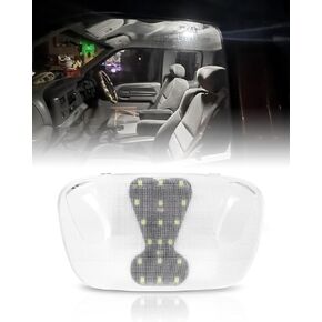 LED Interior Roof Dome Light Cover Clear Lens Overhead Reading Lamp for 1999-2007 Fo-rd F250 F350 F450 F550, F150 Expedition Mustang Taurus, 6000K White LED Roof Dome Map Lamp, 1PCS in Kuwait